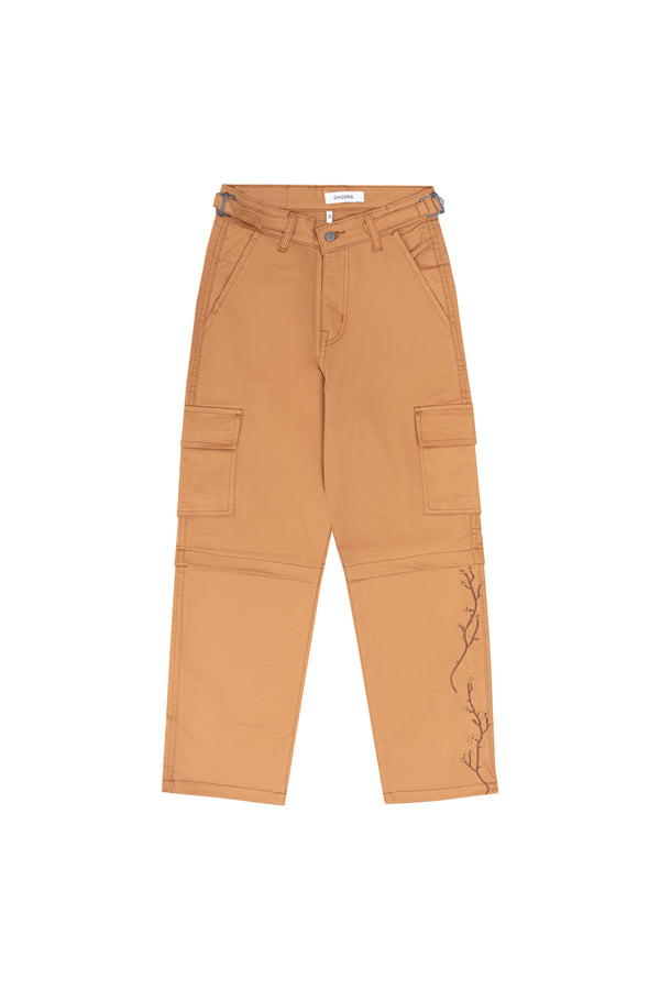 Embroidered cargo pants