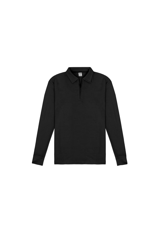 Knitted Urban Polo - Black