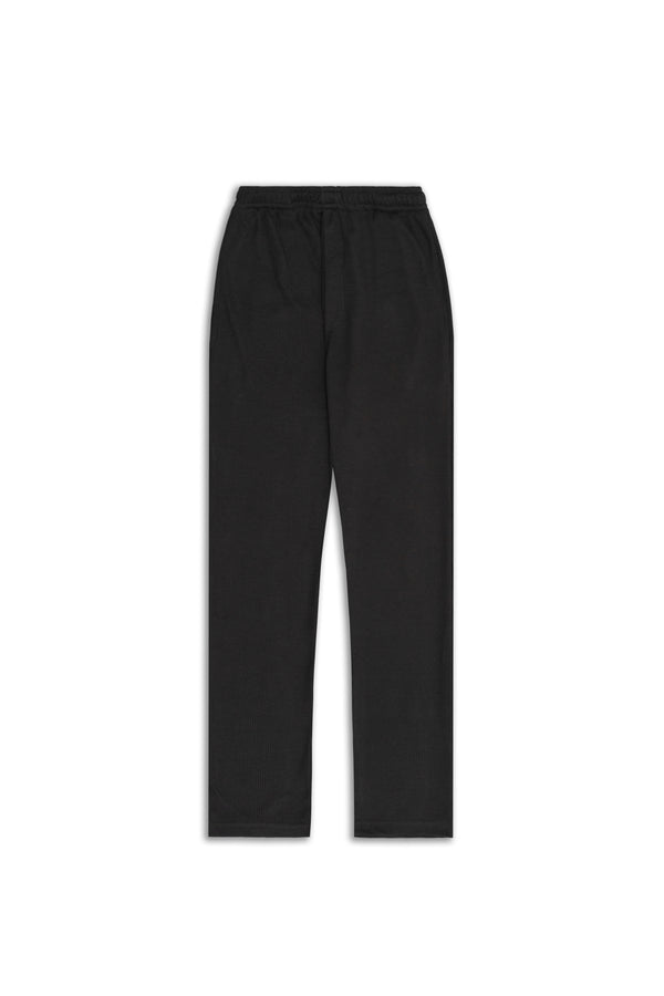 Relaxed fit knitted trousers- Charcoal Grey